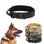 Tactical Dog Collar – Breathable Nylon with Metal Buckle for Medium & Large Dogs