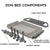 Elevated Waterproof Dog Bed, Off-Floor Design, Easy to Clean, Indoor/Outdoor Use, XL, Grey