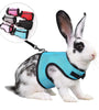 Multi-Color Breathable Pet Harness & Leash Set for Rabbits
