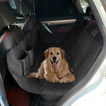 Waterproof 600D Dog Car Seat Cover with Storage Pocket