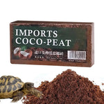 Natural Coconut Fiber Substrate - Reptile Bedding for Tortoises, Lizards & Terrariums