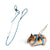 Adjustable Pet Traction Rope with Bell for Small Animals