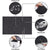 Black Terrarium Mat Bedding - Soft Substrate Liner for Reptile Habitats
