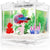 Mini Fish Tank & Betta Fish Bowl - Stackable Aquarium for Small Pets