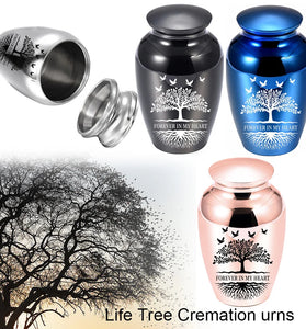 Cremation Urn for Human Ashes - Tree of Life Decorative Memorial Urn for Adults, Keepsake for Men & Women