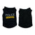 Police Suit Cosplay Dog Clothes - Black Elastic Vest & T-Shirt for Dogs & Cats