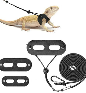 Adjustable Lizard Harness & Leash for Reptiles