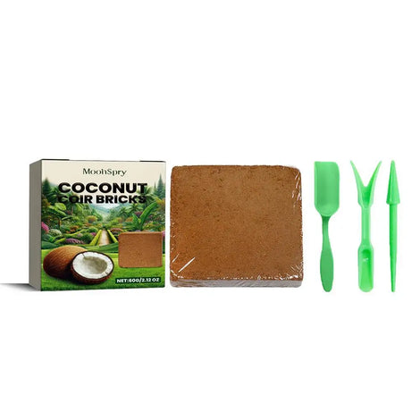 Lizard & Turtle Reptile Coconut Fiber Substrate - Pressed Coir Bedding for Terrariums