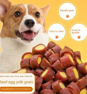 500g Beef & Egg Yolk Dog Snacks