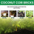 Lizard & Turtle Reptile Coconut Fiber Substrate - Pressed Coir Bedding for Terrariums