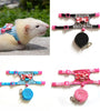 Stripe Pet Chest Strap Harness and Leash Set for Small Pets