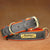 Customized Leather Dog Collar – Soft Padded with Engraved ID Nameplate for All Dog Sizes