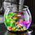 Unbreakable Plastic Round Fish Bowl - Clear Aquarium Globe & Hydroponic Planter for Goldfish