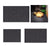 Black Terrarium Mat Bedding - Soft Substrate Liner for Reptile Habitats