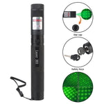 Green Laser Pointer for Cats - Adjustable Focus with 2 Safe Keys