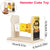 Wooden Hamster Nest with Stair Platform & Climbing Ladder