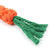 Carrot Knot Rope Dog Toy - Durable Cotton Chew Ball & Dumbbell