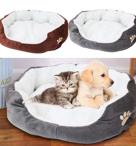 Pet Dog Bed, Warm Kennel Nest for Small to Large Dogs & Cats, Plus Size Cushion