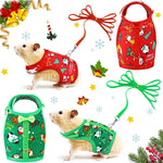 Escape-Proof Rabbit & Small Pet Harness Leash Set - Christmas Costume