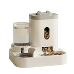 Automatic Pet Feeder & Water Fountain Bowl