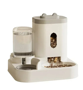 Automatic Pet Feeder & Water Fountain Bowl