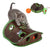 Cute Cat Interactive Hide & Seek Game - 9-Hole Tunnel Mouse Hunt Toy
