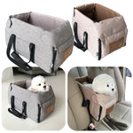 Portable Dog Car Seat Bed & Travel Carrier