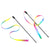 Rainbow Strips Cat Teaser Wand - Interactive Toy for Cats