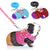 Striped Star Hamster Harness & Leash with Bowtie for Small Pets