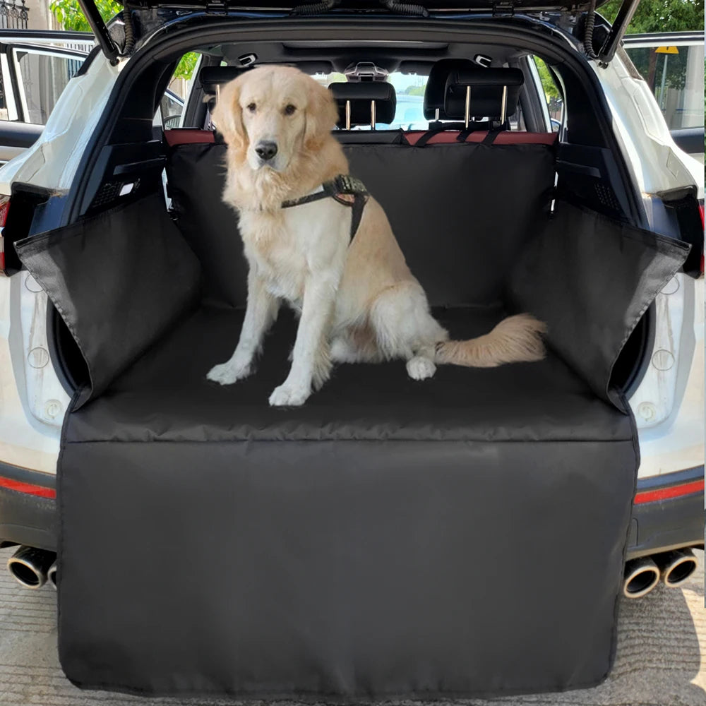 Waterproof 600D Oxford Cloth Dog Car Seat Cover - SUV Cargo Liner