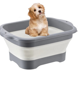 Foldable Pet Bathtub for Cats & Small Dogs