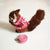 2pcs Hamster Harness & Leash Set - Padded Vest with Bow Bells