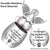 Small Keepsake Urn with Angel Wings - Mini Stainless Steel Cremation Urn for Ashes