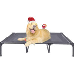 Elevated Waterproof Dog Bed, Off-Floor Design, Easy to Clean, Indoor/Outdoor Use, XL, Grey