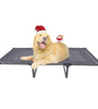Elevated Waterproof Dog Bed, Off-Floor Design, Easy to Clean, Indoor/Outdoor Use, XL, Grey