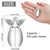 Small Keepsake Urn with Angel Wings - Mini Stainless Steel Cremation Urn for Ashes