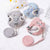 Small Cat and Dog Harness Leash Set - Breathable and Escape-Proof with Cute Cartoon Bear Design