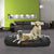 Large Soft Dog Bed with Waterproof Oxford Cover and Removable Cushion