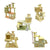 Wooden Hamster Villa House & Climbing Toy for Small Pets