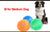 Squeaky Pet Dog & Cat Toy - TPR Chew Ball for Teeth Cleaning & Training