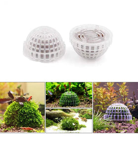 Plastic Aquarium Moss Ball - Filter Decoration for Fish & Shrimp Tank