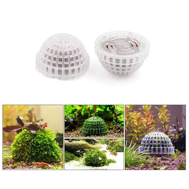 Plastic Aquarium Moss Ball - Filter Decoration for Fish & Shrimp Tank