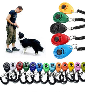 Adjustable Dog Training Clicker with Wrist Strap