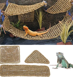 Bearded Dragon Hammock – Reptile Lounger for Lizards, Geckos, and Snakes