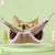 Autumn Winter Plush Hammock Bed for Small Pets