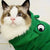 Autumn Winter Cat & Dog Hoodies, Cute Frog-Shaped Fleece Sweatshirt for Small Pets