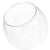 Plastic Round Fish Bowl - Unbreakable Clear Aquarium Globe & Hydroponic Planter for Goldfish