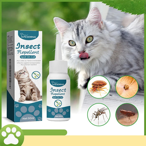 Flea & Tick Control Spray – Stops Itching, Skin Care & Anti-Flea Treatment for Dogs & Cats