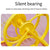 Silent Hamster & Rodent Running Wheel - Exercise Toy with Bracket