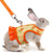 Rabbit Harness with Leash – Adjustable Mesh Vest Skirt for Bunny, Guinea Pig, and Small Pets